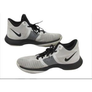 Nike Air Precision 2 White‎ Black Grey Basketball AA7069-100 Jordan Mid 1 4 5
